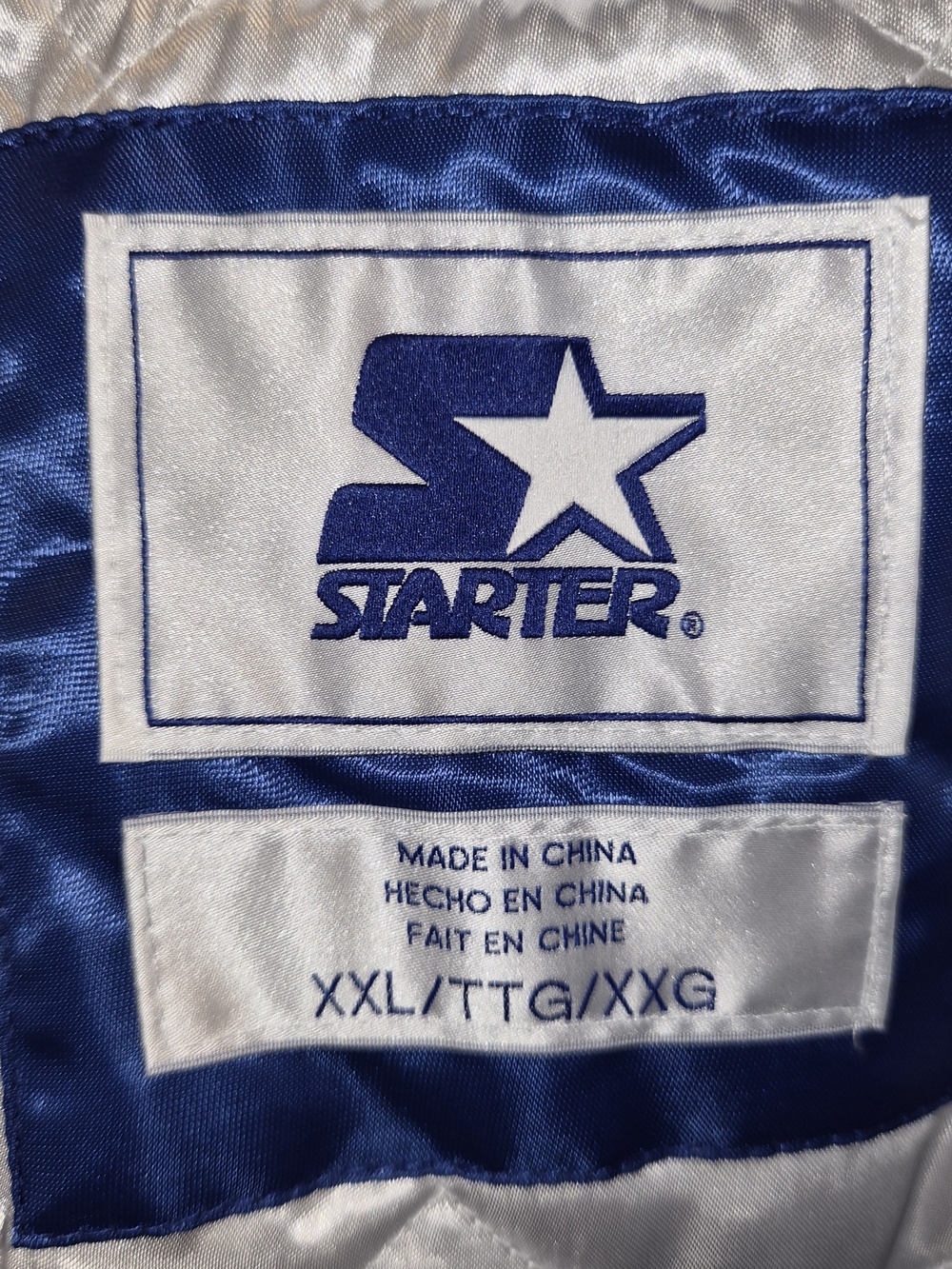 Starter Blue Toronto Blue Jays Satin Jacket - Picture 11 of 13
